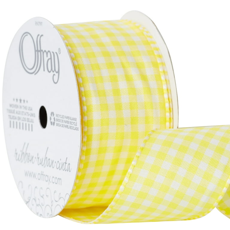 7/8'' x 5yd. Gingham Ribbon by Celebrate It®