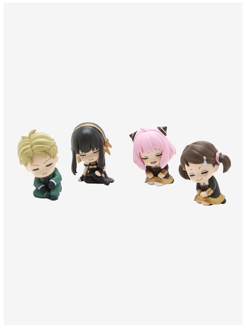 Takara Tomy Spy x Family Sleeping Figure Collection, Set of 4