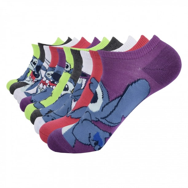 Coffret de 10 paires de chaussettes invisibles Disney Lilo et Stitch 