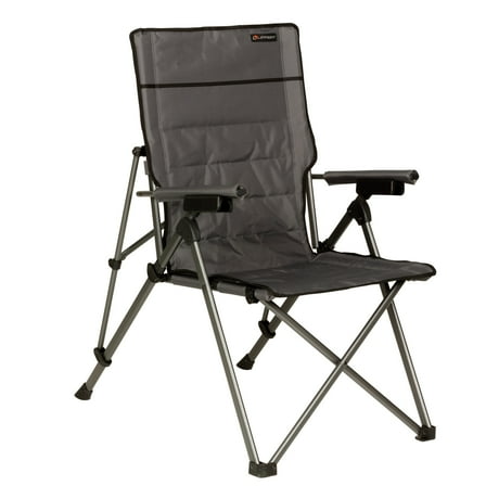 Lippert 2022120581 Sun Soaker Reclining Camping Chair - Dark Gray
