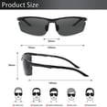 thumbnail image 6 of SUNVOES Sunglasses for Men Polarized All Sports UV400 Driving Glasses, 6 of 9