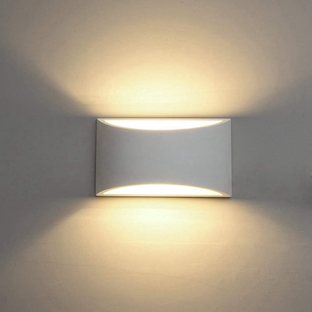 funavi Modern Gypsum Sconce Wall Lighting 7W LED 2700K Uplight Downlight
