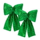 thumbnail image 2 of Colgante de Lazo Navideño con Lentejuelas | Pack de 2 Adornos Navideños 3D para Árbol y Escena | 30X20X5Cm Plata Oro Rojo Verde | Costuras Reforzadas para Manualidades Del Hogar y Fiestas, 2 of 6