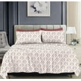 thumbnail image 1 of Aura Decor Comfort Haven Percale Soft Cotton Bed Cover Brown 110x110 Inches King, 1 of 1