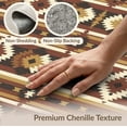 thumbnail image 6 of ODIKA Entryway Boho Southwestern Stripe Geometric Border Distressed Low Profile Flatwoven for Great Room, Indoor Open Concept, Large Living, 6 of 7