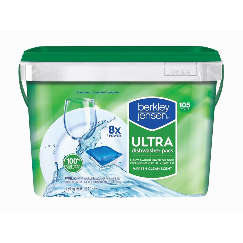 Product of Berkley Jensen Ultra Dishwasher Pacs, 105 ct. Dish Soap