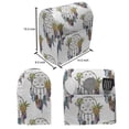thumbnail image 4 of Dreamcatcher Stand Mixer Cover, Meshed Loop Bird Feathers Floral Ornaments Tribal Rhythmic Print, Kitchen Appliance Organizer Bag Cover with Pockets, 5 Quarts, Multicolor, by Ambesonne, 4 of 4
