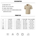 thumbnail image 3 of Domuza Men's Ribbed Polo Shirts Short Sleeve V Neck Slim Fit Polo T-Shirt Casual Summer Collared Golf Shirt Black 2XL, 3 of 6