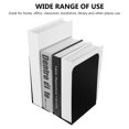 thumbnail image 3 of unbranded 2Ud Soportes De Libro De Metal Negro Para Uso En Oficina Hogar Biblioteca Y Aula, 3 of 8