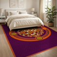 thumbnail image 3 of ODIKA 8'x10' Washable Area Rug Non-Shedding, Easy Care, Personalized Music Record Graphic Retro Cassette Movie Theater for King Size Bedroom Under Bed, Master Suite, 3 of 7