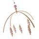 thumbnail image 3 of Móvil de madera The Catcher para la decoración de la cama del bebé, regalo recién nacido Rosado Cola Campanas de viento de madera, 3 of 8