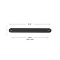 thumbnail image 3 of GlideRite 9-1/2" Rounded Backplate 7-9/16" 192mm Center-Center, Matte Black, 3 of 3