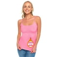 thumbnail image 3 of M&M SCRUBS Women's Camisole Cotton Stretch Undershirt with Adjustable Strap Tank Top 4 Pack (Neon Pink) 2X-Large, 3 of 5