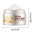 thumbnail image 4 of Xihbxyly Crema Hidratante con Arroz Blanco, Fórmula Nutritiva para La Piel, Mejora La Barrera de Hidratación, Suaviza y Unifica El Tono de La Piel, Hidratación Profunda para Todo Tipo de Piel, Esenci, 4 of 7