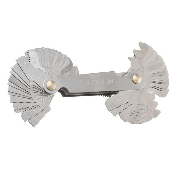 de Herramientas de Calibre de Rosca Calibrador Central 55 Y 60 degree Pulgadas Y Métricas