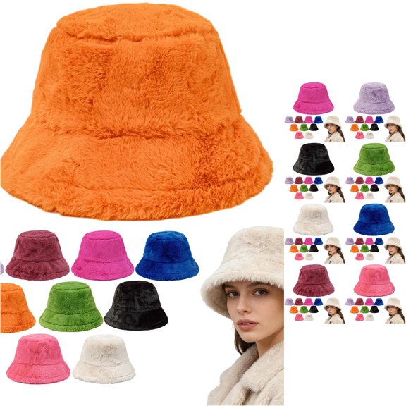 Hat Winter Furry Hats Warm Thickened Fisherman Cap for Girls Mens down Hat