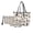 Beige-Dachshund Paw Print, variant on Witch Axolotl Printed Handbags Set Womens 3pcs Wallet and Purse Set Cosmetic Purse Wrislet Wallet Waterproof Top Handle Shoulder Bat Totes for Travel, Brown