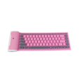 thumbnail image 2 of Wireless Bluetooth Keyboard Foldable Roll PC Up Silent 87key Keypads Soft Silicone Flexible Keyboard For PC Huawei iPhone Tablet, 2 of 8
