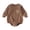 Brown, variant on Enjoytime Baby Boy Girl Romper Cute Printed Long Sleeve Crew Neck Bodysuit Top Soft Knit Infant Jumpsuit Fall Clothes