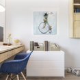 thumbnail image 2 of Yosemite Home Decor "Cyclist" Wood Gallery Wrapped Wall Art in Multi-Color, 2 of 4
