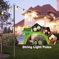 thumbnail image 3 of Yescom 2 Packs 10 Ft String Light Pole for Hanging String Lights Metal Pole Aluminum Patio Backyard Party Decoration, 3 of 9
