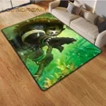 thumbnail image 2 of Game World of Warcraft Carpet for Living Room Rugs Camping Stranger Things Picnic Mat Anti-Slip E-sports Rug Yoga Mat Fans Gift, 2 of 5