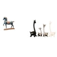 thumbnail image 1 of Figura de caballo,Figura de caballo Escultura animal coleccionable,Adorno de centro de mesa con estatua de caballo de resina,Estatua de alce y ciervo,Estatua de jirafa de cerámica,adorno, 1 of 8