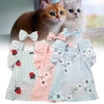 thumbnail image 2 of Extra Soft Pet Dog Dress - Breathable Exquisite Pattern - Sleeveless Washable Dress-up - Cotton Floral Print Dog Dress, 2 of 8
