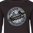 thumbnail image 4 of Inktastic Steam Train Kid Who Loves Trains Long Sleeve Youth T-Shirt, 4 of 5