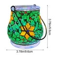 thumbnail image 3 of Tarro de Caramelos Iluminado para Halloween (Diy) | Rompecabezas de Cristal Brillante Hecho a Mano (10 Piezas) | Incluye Kit de Materiales, Luz Led, Lechada y Herramientas | Adhesivo de 30 Ml | Plást, 3 of 7