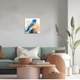 thumbnail image 2 of ZHONGYUTONG Blue Bird Wall Art Canvas Prints Birds on Tree Pictures Wall Decor Animal Artwork Painting for Bedroom Bathroom Decor Framed (20.00" x 20.00"), 2 of 5