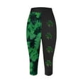 thumbnail image 4 of Goodeals Online Deals,St Patricks Day Tummy Control Leggings for Women Stretchy Thight Skinny Pant for Yoga Running Hight Waited Irish Shamrock Leggings(Green,S), 4 of 4