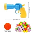 thumbnail image 4 of FORICOM Cat Toy Ball Set, 100pcs Plush Cat Pom Pom Balls & 1 Cats Fetch Toy Launcher Set for Kitten Catch Fetch Interactive Cat Toy (100Balls+1 Launcher), 4 of 6