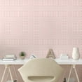 thumbnail image 3 of Ambesonne Geometric Peel & Stick Wallpaper for Home, Squares Polka Dots, 13"x72", Pale Pink White, 3 of 6