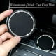 thumbnail image 5 of Posavasos de silicona antideslizantes para coche, 8 unidades, 2 estilos, con brillantes, accesorios para el interior del coche, color negro, 5 of 6