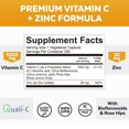 thumbnail image 2 of Suplemento Viva Naturals de vitamina C de 1000 mg con zinc, 20 mg, 250 cápsulas, 2 of 9