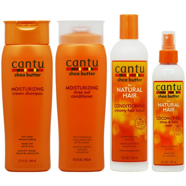 Cantu Moisturizing Shampoo + Conditioner + Conditioning Hair Lotion