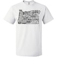 thumbnail image 3 of Inktastic Oregon Word Salad- state outline T-Shirt, 3 of 5