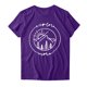 thumbnail image 2 of Gibobby Blusa Casual de Mujer Mujeres Casual Impresión Manga Corta Tops Blusa Cuello Redondo Casual Tee Túnica Camisas(Morado,XL), 2 of 3