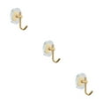 thumbnail image 2 of maskred Multi-purpose Acrylic Luxury Wall Hook Strong Bearing Capacity Suitable For All Settings gold 3Set, 2 of 6
