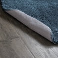 thumbnail image 3 of Mainstays Solid Print Blue Streak Plastic Polyester Bath Rugs, 17" x 24", Stain Resistant (4 Count), 3 of 3
