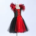 thumbnail image 5 of Girls Dresses Toddler Kids Baby Girls Magnificent Witch Halloween Gown With Hat Fancy Tutu Dress Up Party Dresses, 5 of 6