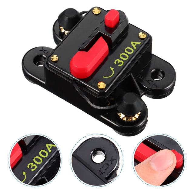 DEEPCRAFF Lot de 3 Design Compact Auto-Récupération Disjoncteur Réinitialisable 8.5x5.5x5Cm