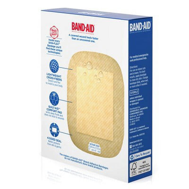 BandAid SkinFlex Bandages Extra Large (Pack of 16)