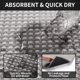 thumbnail image 3 of Alfombra de cocina YDKGL superabsorbente, antideslizante, lavable, gris, 3 of 9