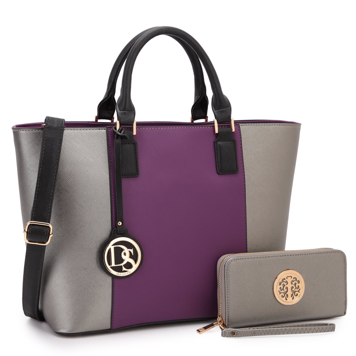 Dasein Women Handbags Purses Elegant Large Capacity Tote Shoulder Bag Top Handle Satchel Bag for ...