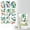 Green, variant on HonestMatter Bird Window Strike Prevention, Anti Collision Window Decals for Glass, Reflective Stickers for Bird Strikes on Windows and Doors, 9 Piece, Purple