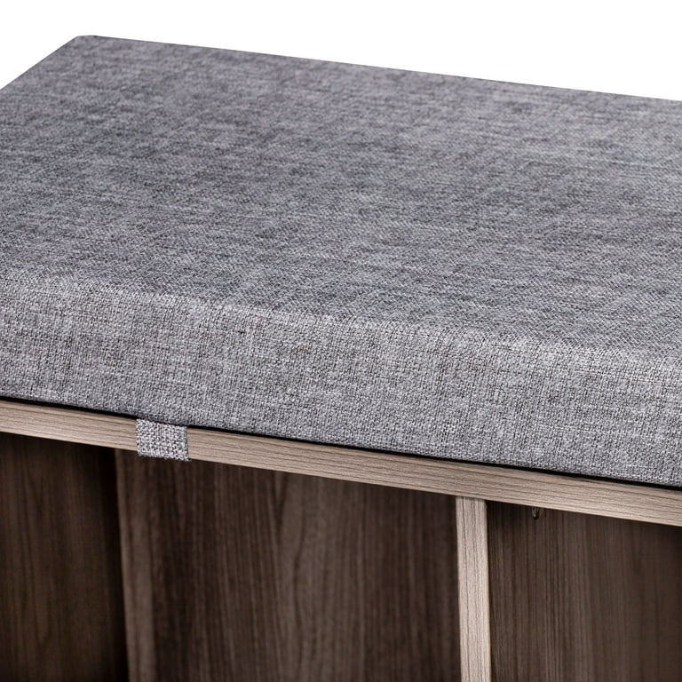 Honey Can Do Storage Bench Grey Walmart