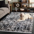 thumbnail image 3 of Safavieh Mila Mildred Distressed Polyester Area Rug, Brown/Black Ivory, 8' x 10', 3 of 10