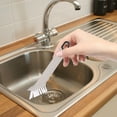 thumbnail image 3 of 3Pcs Kitchen Sink Brush Multi-function Cleaning Brush Long Handle Groove Brush with Tweezers, 3 of 7